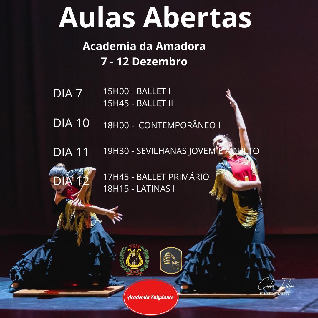 Aulas Abertas- Academia Sulydance SFRAA